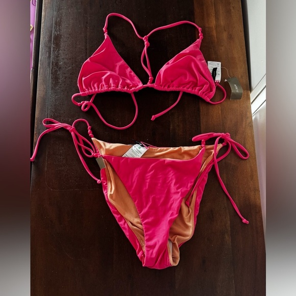 NWT J. Crew beaded string bikini - Picture 1 of 4